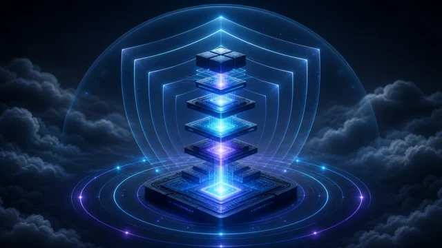 Capas verificadas de computación elevándose desde una raíz de confianza protegida